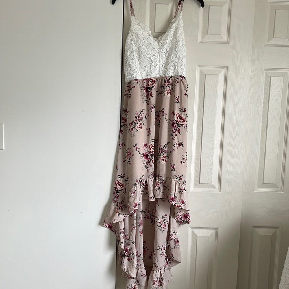 Lace floral dress